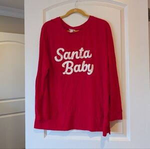 Santa Baby Maternity Sweatshirt